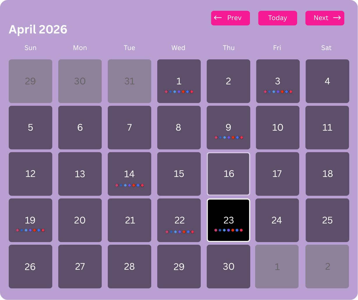 Content Calendar